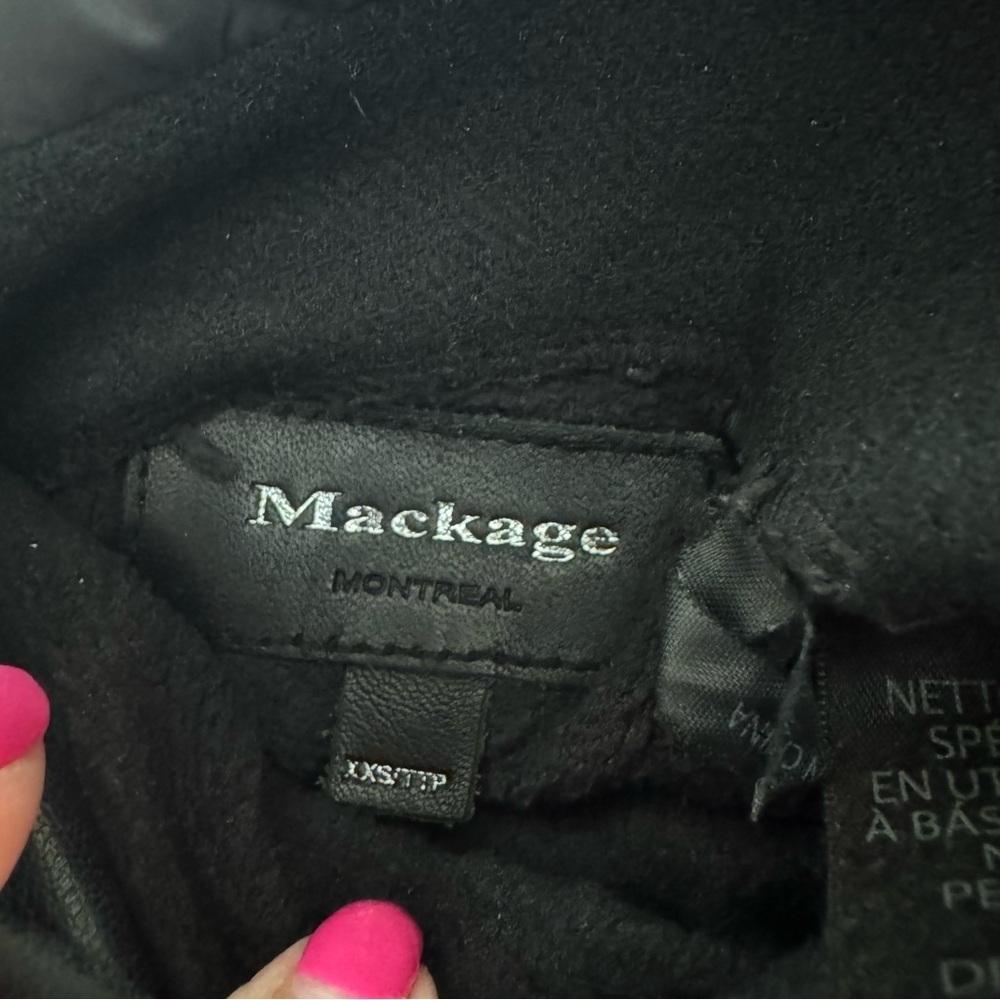 Mackage Marlon Reversible Wool / Down Filled Women’s Jacket - Picture 7 of 15